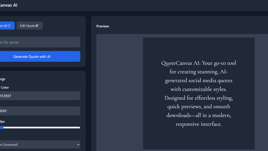 QuoteCanvas AI
